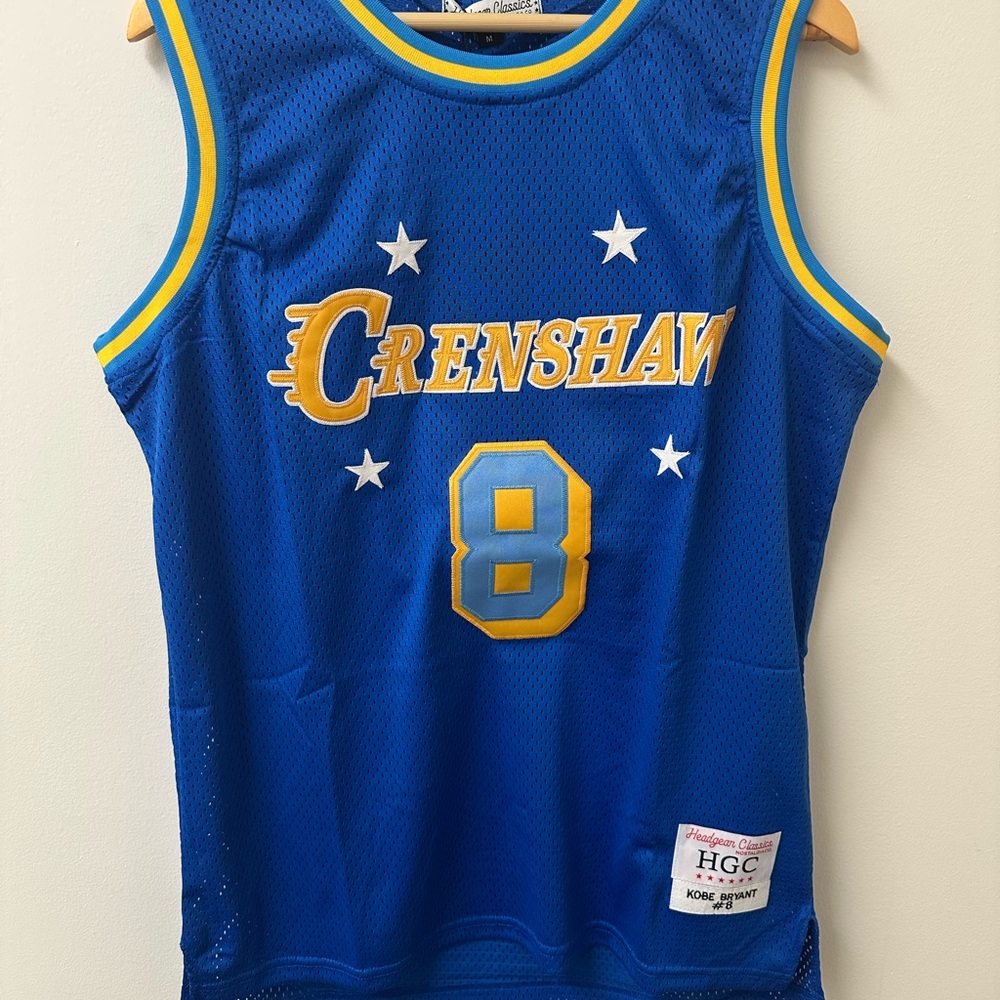 HGC Blue and Yellow Crenshaw Kobe Bryant Jersey